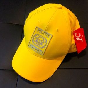 Hat Puma “pilota Ferrari” Line, yellow, new